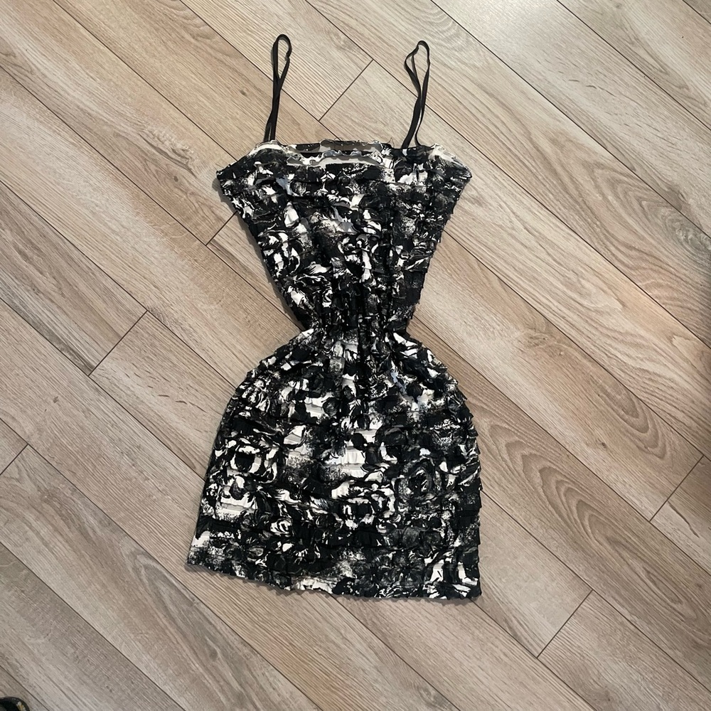 Misopé Vintage Y2K black-and-white mini dress size Medium